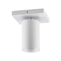 Loftlampe CAN TILT SQUARE 11CM 1-flamme, firkantet, kardanisk drejning GU10 IP20, hvid