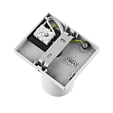 Loftlampe CAN TILT SQUARE 11CM 1-flamme, firkantet, kardanisk drejning GU10 IP20, hvid