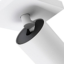 Loftlampe CAN TILT SQUARE 11CM 1-flamme, firkantet, kardanisk drejning GU10 IP20, hvid