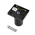 Deko-Light Loftlampe CAN TILT SQUARE 11CM 1-flamme, firkantet, kardanisk drejning GU10 IP20, sort