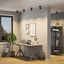 Deko-Light Loftlampe CAN TILT SQUARE 11CM 1-flamme, firkantet, kardanisk drejning GU10 IP20, sort