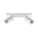 Loftlampe CAN TILT SQUARE 30.5CM 2-flammer, firkantet, kardanisk drejning GU10 IP20, hvid
