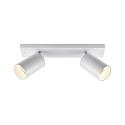 Loftlampe CAN TILT SQUARE 30.5CM 2-flammer, firkantet, kardanisk drejning GU10 IP20, hvid