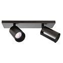 Deko-Light Loftlampe CAN TILT SQUARE 30.5CM 2-flammer, firkantet, kardanisk drejning GU10 IP20, sort