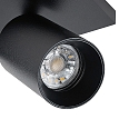 Deko-Light Loftlampe CAN TILT SQUARE 30.5CM 2-flammer, firkantet, kardanisk drejning GU10 IP20, sort