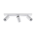 Loftlampe CAN TILT SQUARE 48CM 3-flammer, firkantet, kardanisk drejning GU10 IP20, hvid