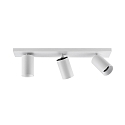 Loftlampe CAN TILT SQUARE 48CM 3-flammer, firkantet, kardanisk drejning GU10 IP20, hvid