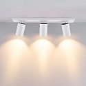 Loftlampe CAN TILT SQUARE 48CM 3-flammer, firkantet, kardanisk drejning GU10 IP20, hvid