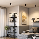 Deko-Light Loftlampe CAN TILT ROUND � 8CM 1-flamme, rund, kardanisk drejning GU10 IP20, sort