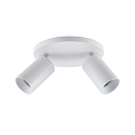 Loftlampe CAN TILT ROUND � 20CM 2-flammer, rund, kardanisk drejning GU10 IP20, hvid