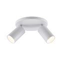 Loftlampe CAN TILT ROUND � 20CM 2-flammer, rund, kardanisk drejning GU10 IP20, hvid