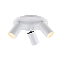 Loftlampe CAN TILT ROUND � 25CM 3-flammer, rund, kardanisk drejning GU10 IP20, hvid