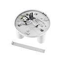Loftlampe CAN TILT ROUND � 25CM 3-flammer, rund, kardanisk drejning GU10 IP20, hvid
