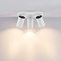 Loftlampe CAN TILT ROUND � 25CM 3-flammer, rund, kardanisk drejning GU10 IP20, hvid