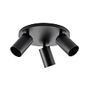Deko-Light Loftlampe CAN TILT ROUND � 25CM 3-flammer, rund, kardanisk drejning GU10 IP20, sort