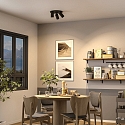 Deko-Light Loftlampe CAN TILT ROUND � 25CM 3-flammer, rund, kardanisk drejning GU10 IP20, sort