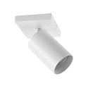 Loftlampe CAN TILT SQUARE BASE 11CM MIX'N MATCH 1/3 1-flamme, firkantet, uden sk�rm, kardanisk drejning GU10 IP20, hvid