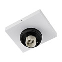 Loftlampe CAN TILT SQUARE BASE 11CM MIX'N MATCH 1/3 1-flamme, firkantet, uden sk�rm, kardanisk drejning GU10 IP20, hvid