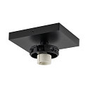 Deko-Light Loftlampe CAN TILT SQUARE BASE 11CM MIX'N MATCH 1/3 1-flamme, firkantet, uden sk�rm, kardanisk drejning GU10 IP20, sort