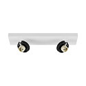 Loftlampe CAN TILT SQUARE BASE 30.5CM MIX'N MATCH 1/3 2-flammer, firkantet, uden sk�rm, kardanisk drejning GU10 IP20, hvid