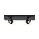 Loftlampe CAN TILT SQUARE BASE 30.5CM MIX'N MATCH 1/3 2-flammer, firkantet, uden sk�rm, kardanisk drejning GU10 IP20, sort