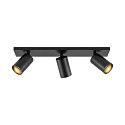 Deko-Light Loftlampe CAN TILT SQUARE BASE 48CM MIX'N MATCH 1/3 3-flammer, firkantet, uden sk�rm, kardanisk drejning GU10 IP20, sort