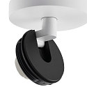 Loftlampe CAN TILT ROUND BASE � 8CM MIX�N MATCH 1-flamme, rund, uden sk�rm, kardanisk drejning GU10 IP20, hvid