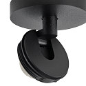 Deko-Light Loftlampe CAN TILT ROUND BASE � 8CM MIX�N MATCH 1-flamme, rund, uden sk�rm, kardanisk drejning GU10 IP20, sort