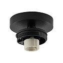 Deko-Light Loftlampe CAN TILT ROUND BASE � 8CM MIX�N MATCH 1-flamme, rund, uden sk�rm, kardanisk drejning GU10 IP20, sort