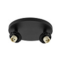 Loftlampe CAN TILT ROUND BASE � 20CM MIX�N MATCH 2-flammer, rund, uden sk�rm, kardanisk drejning GU10 IP20, sort