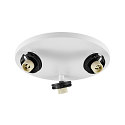 Loftlampe CAN TILT ROUND BASE � 25CM MIX�N MATCH 3-flammer, rund, uden sk�rm, kardanisk drejning GU10 IP20, hvid