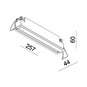 Deko-Light Deko-Light LED Loftindbygningslampe CETI 10, 28-29V DC, 20W 3000K 1120lm 30 / 90�, str�m konstant, asymmetrisk, d�mpbar, hvid