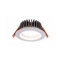 LED Loftindbygningslampe COB 95 rund, 13W, str�m konstant, 34,8V DC, 350mA, 3000K, hvid