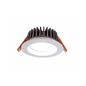  LED Loftindbygningslampe COB 95 rund, 13W, str�m konstant, 34,8V DC, 350mA, 4000K, hvid