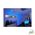  LED Loftindbygningslampe LED Panel 16 in RGB, spnding konstant, 24V DC, 16W