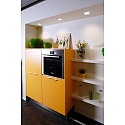  LED Loftindbygningslampe LED Panel Square 8, str�m konstant, 350 mA, 8W 2700K 120�, hvid
