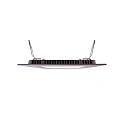  LED Loftindbygningslampe LED Panel Square 15, str�m konstant, 350 mA, 15W 2700K 120�, s�lv