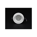  KapegoLED Loftindbygningslampe COB 94 RGBW, RGB + varm hvid, sp�nding konstant, 24V DC, 16W, hvid mat