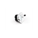  KapegoLED Loftindbygningslampe COB 94 RGBW, RGB + varm hvid, sp�nding konstant, 24V DC, 16W, b�rstet s�lv