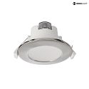 Deko-Light Recessed LED ceiling luminaire ACRUX 68, 7W 3000 / 4000 / 6000K 630lm 90, dimmable, matt white