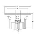 Deko-Light Deko-Light LED Loftindbygningslampe COB LED 68 RGBW, 24V DC, 8.5W RGB+WW 500lm 50�, sp�nding konstant, d�mpbar, hvid