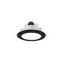 Indbygnings loftlampe ACRUX 68 CCT Switch, med dekorativ ring IP20, sort, hvid d�mpbar