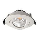Deko-Light recessed spotlight DIONE IP44 DTW 930-918 swivelling, Dim-To-Warm, wired through IP44, white dimmable