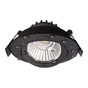 Deko-Light Indbygget spotlys DIONE IP44 DTW 930-918 svingbar, Dim-To-Warm, kablet gennem IP44, sort d�mpbar