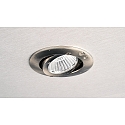 Deko-Light recessed spotlight DIONE IP44 DTW 930-918 swivelling, Dim-To-Warm, wired through IP44, brushed nickel dimmable