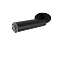 Deko-Light Indbygnings loftlampe SLIM cylindrisk, justerbar, UGR < 19 IP20, kulsort d�mpbar