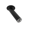 Indbygnings loftlampe SLIM cylindrisk, justerbar, UGR < 19 IP20, kulsort d�mpbar