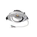 Indbygget spotlys DIONE IP44 RGB+3000K svingbar, RGBW, ekskl. str�mforsyning IP44, chrom d�mpbar