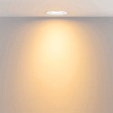 recessed spotlight SURTUR TILT 83 CCT swivelling, CCT Switch IP20/IP44, white dimmable