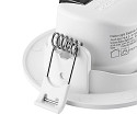 recessed spotlight SURTUR TILT 68 DTW swivelling, Dim-To-Warm IP20/IP44, white dimmable
